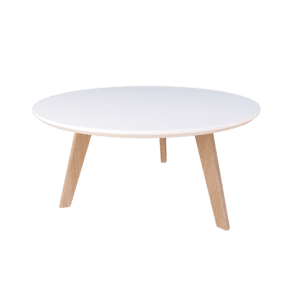 Ash Coffee-table (round) – white top