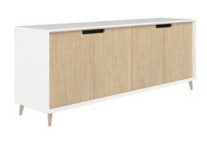 Ash Cabinet – 4-door (storage credenza)